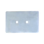 Montageplaat voor Sjoroog ovaal 103x70mm