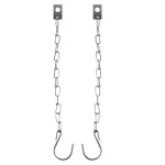 Borgketting metaal 24cm set van 2 stuks in blister