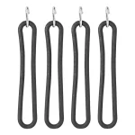 Spanrubber 200mm met S-haak 4 stuks in blister