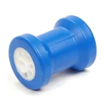 Kielrol blauw 130x90mm asgat 15mm