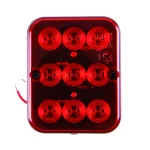 Mistachterlicht 100x81mm 19LED