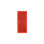 Reflector 82x36mm zelfklevend rood