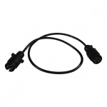 Radex kabel 1 meter 7 aderig met 2x stekker 7-polig 1,5mm&sup2; PVC