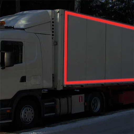 Reflecterend tape 3M rood 50mm/2meter