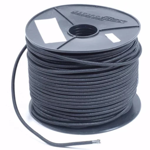 Elastiek PP, 6mm, zwart