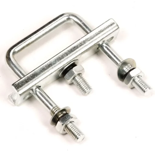 Neuswiel klemhouder voor vierkante buis, 60 mm. 1 stuks