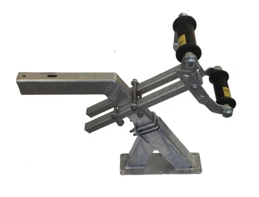 Lierpaal met boegsteun 400mm tot 600mm hoog