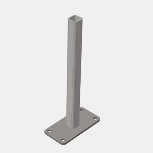 Steunpoot t.b.v. tuintrailer