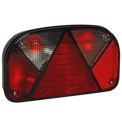 Aspock Multipoint II achterlicht links, kenteken onderkant