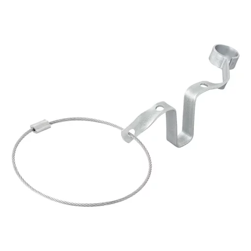 Hulpkoppeling met steun en stekkerhouder