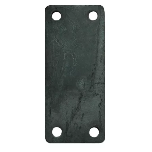 Stroppenplaat 40x120mm 4 gats